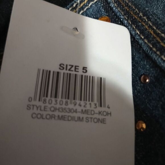 Bongo Jeans Girls 5‎ Bootcut Studded - Picture 5 of 7